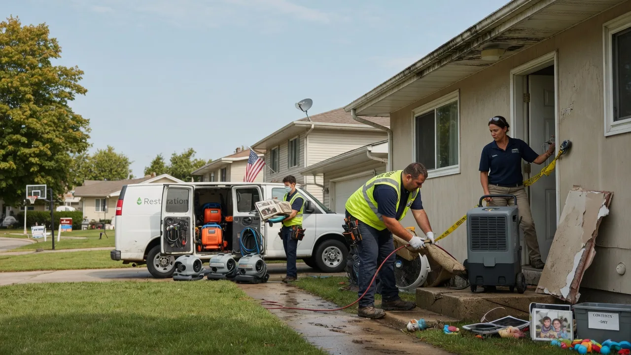 Water Damage Restoration in Huntingburg, IN near me